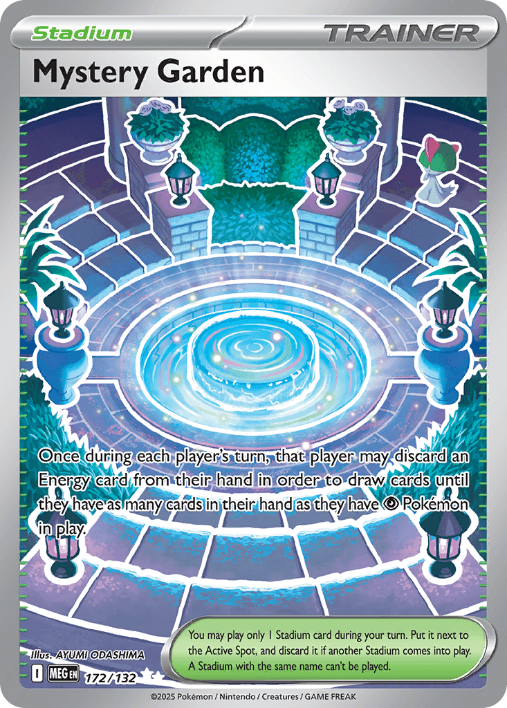 Mystery Garden Mega Evolution card
