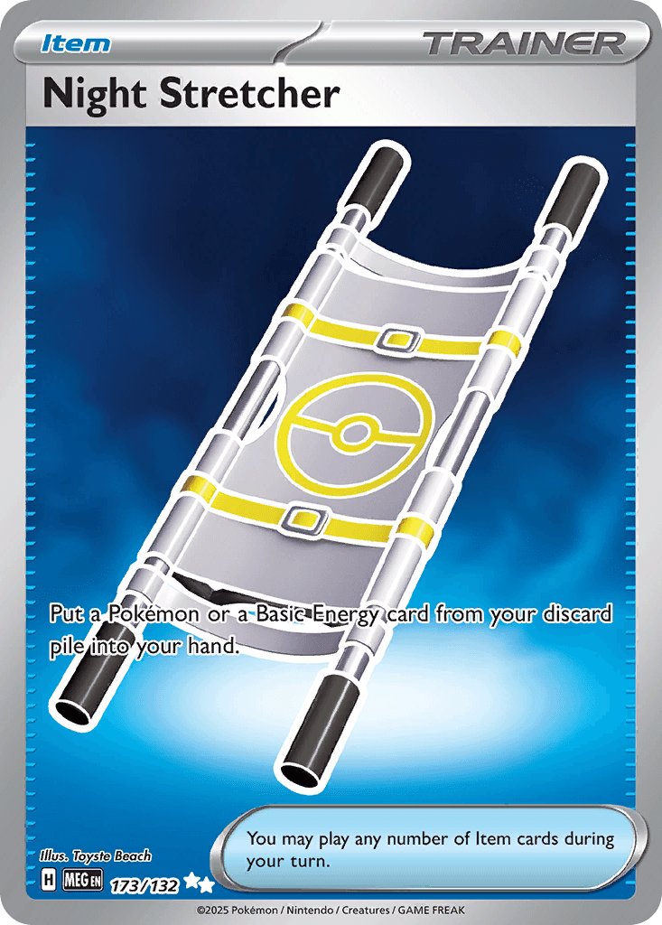 Night Stretcher 寶可夢 card