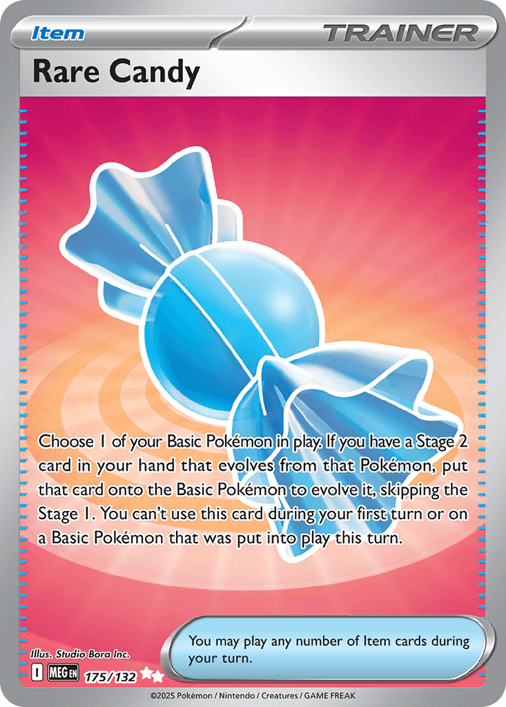 Rare Candy Mega Evolution card