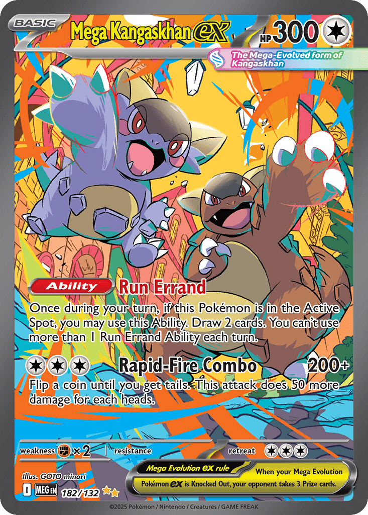 Mega Kangaskhan ex Mega Evolution card