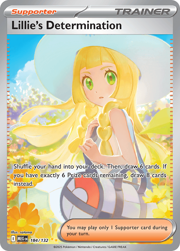 Lillie's Determination Mega Evolution card