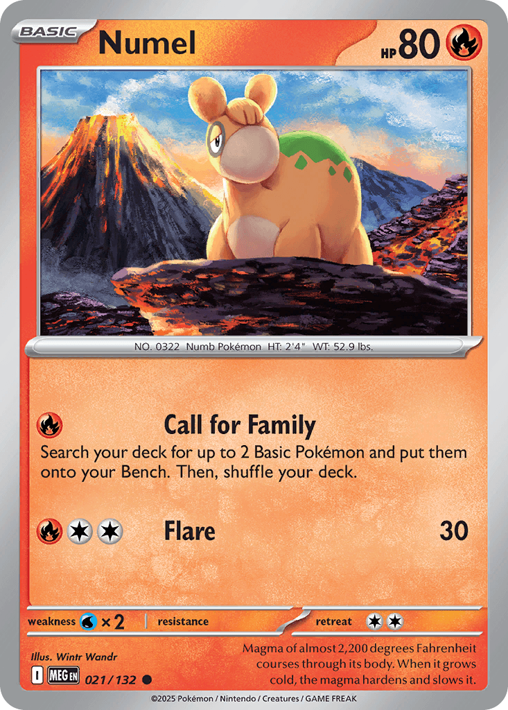 Numel 寶可夢 card