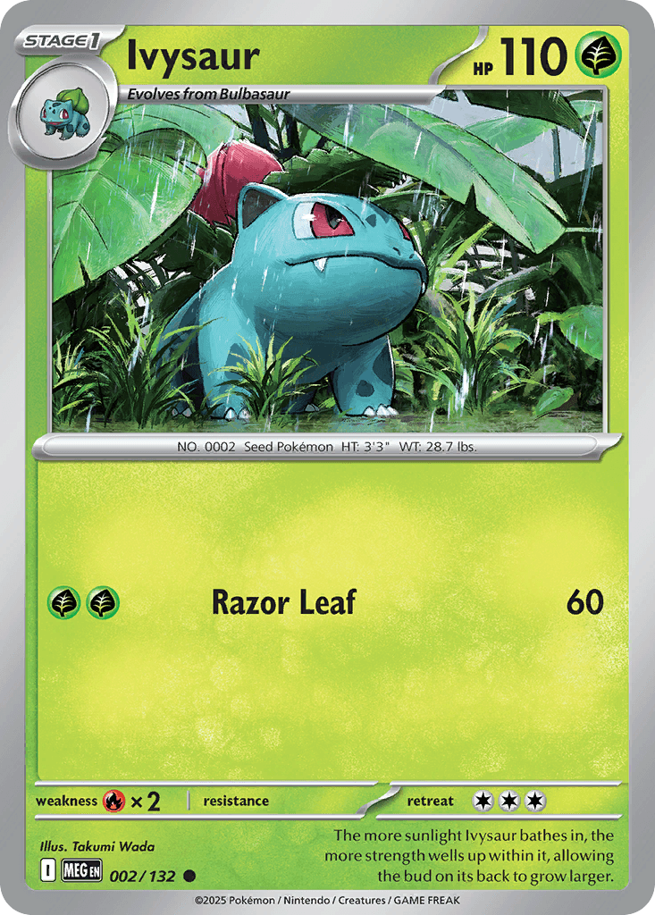 Ivysaur Mega Evolution card