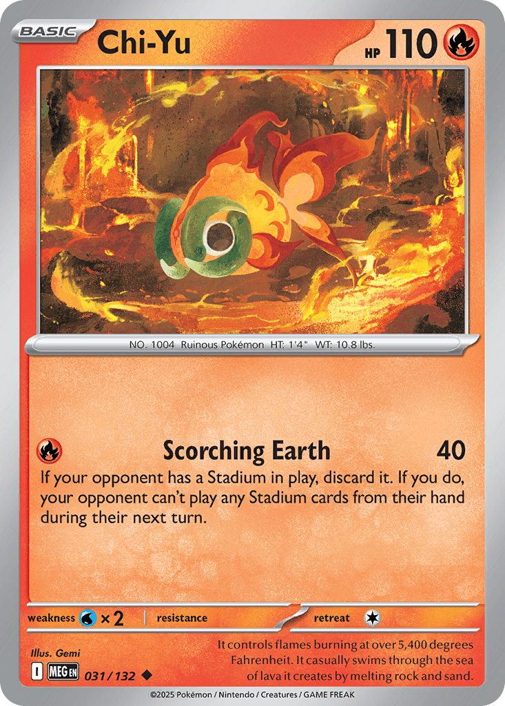Chi-Yu Mega Evolution card