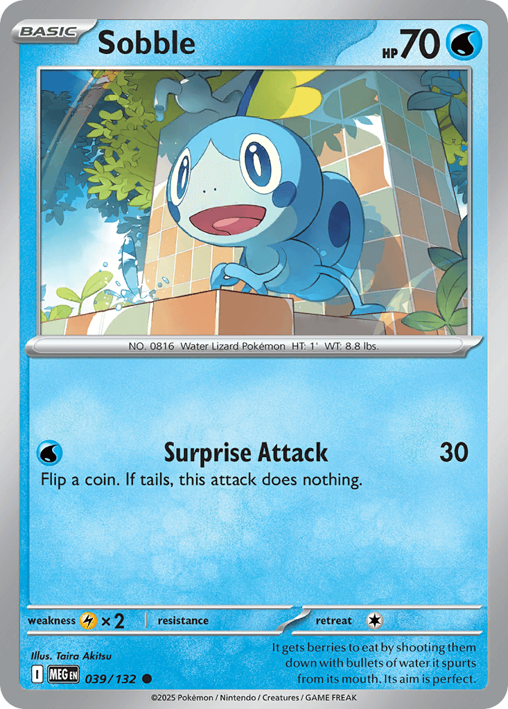 Sobble 寶可夢 card