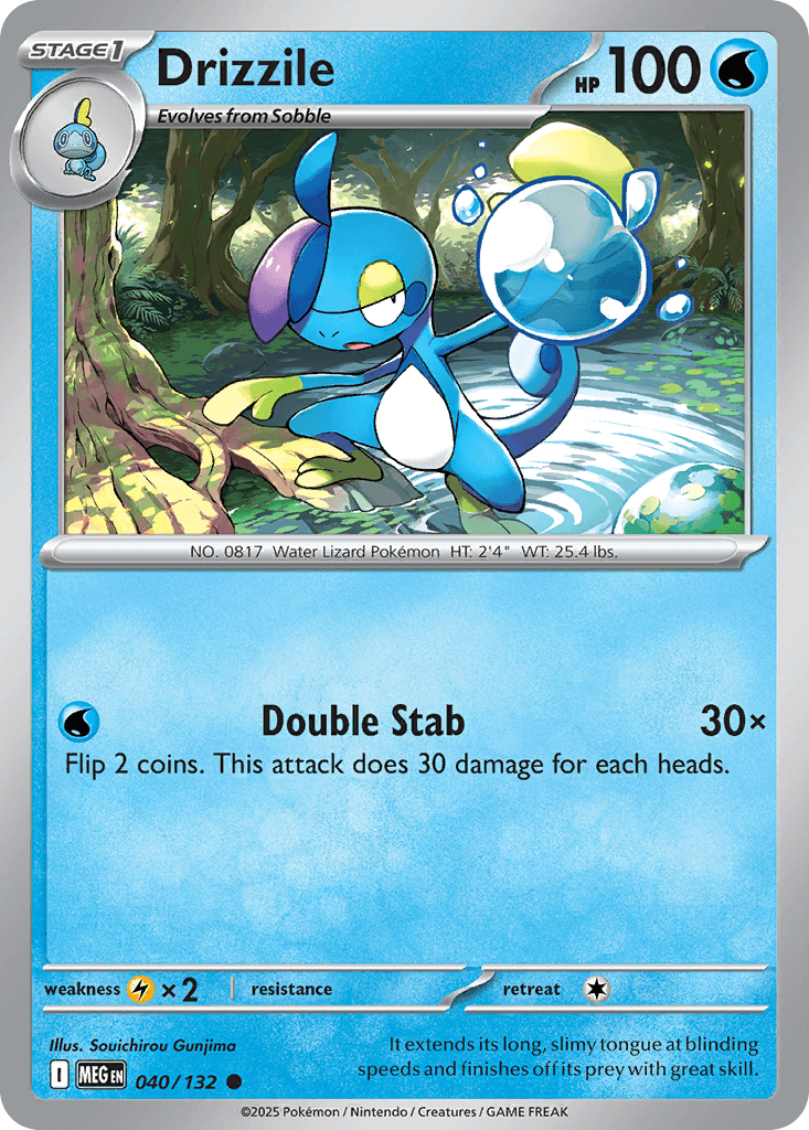 Drizzile Mega Evolution card