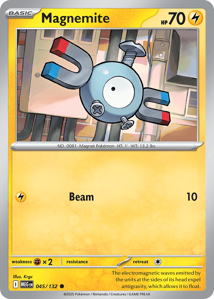 Magnemite Mega Evolution card