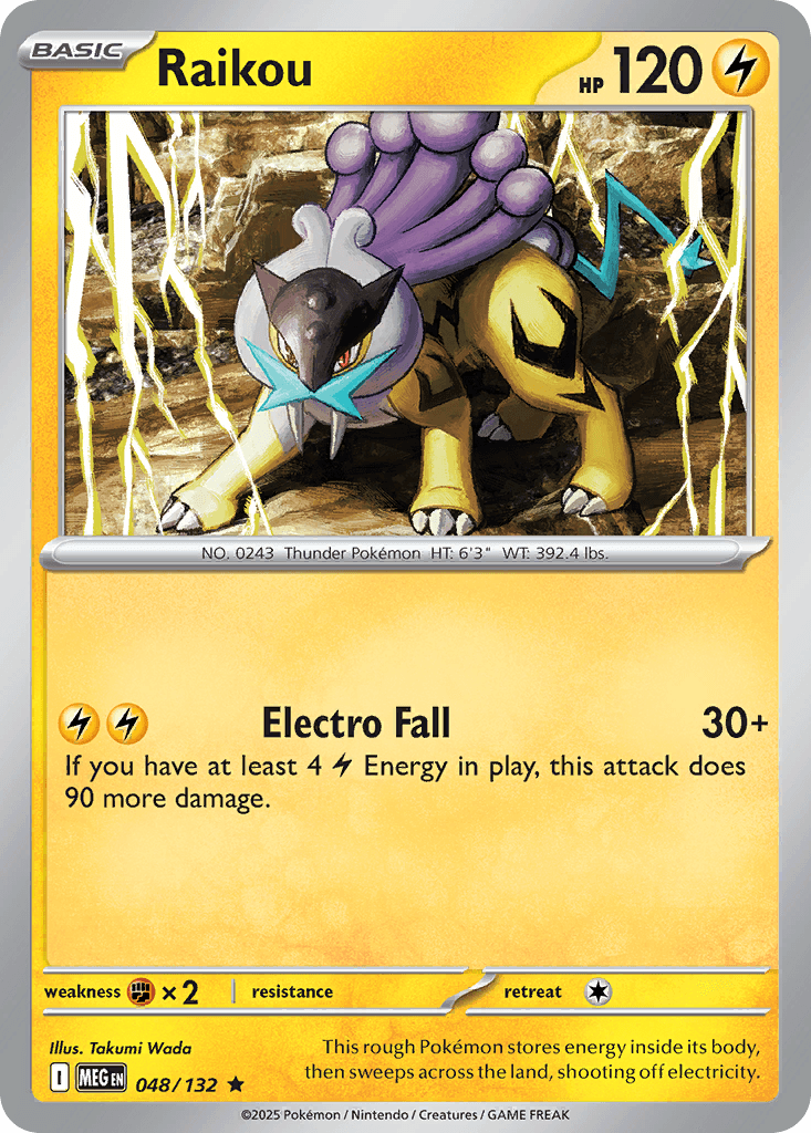 Raikou Mega Evolution card