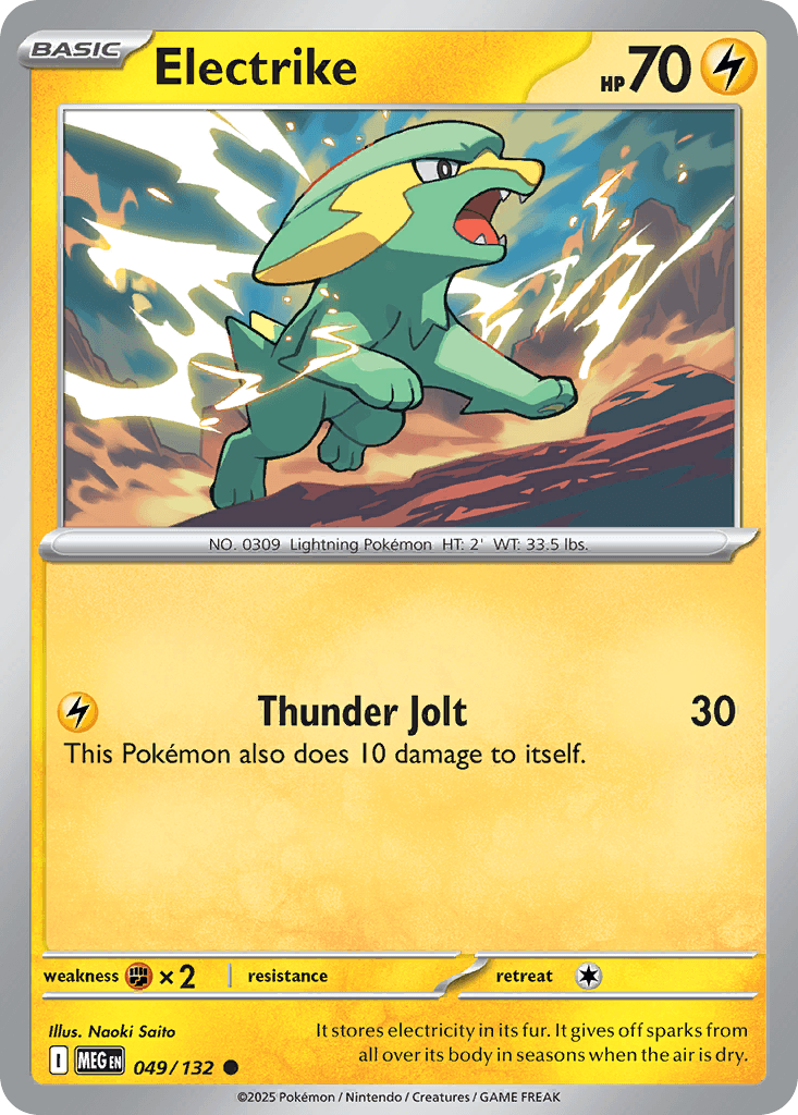 Electrike Mega Evolution card