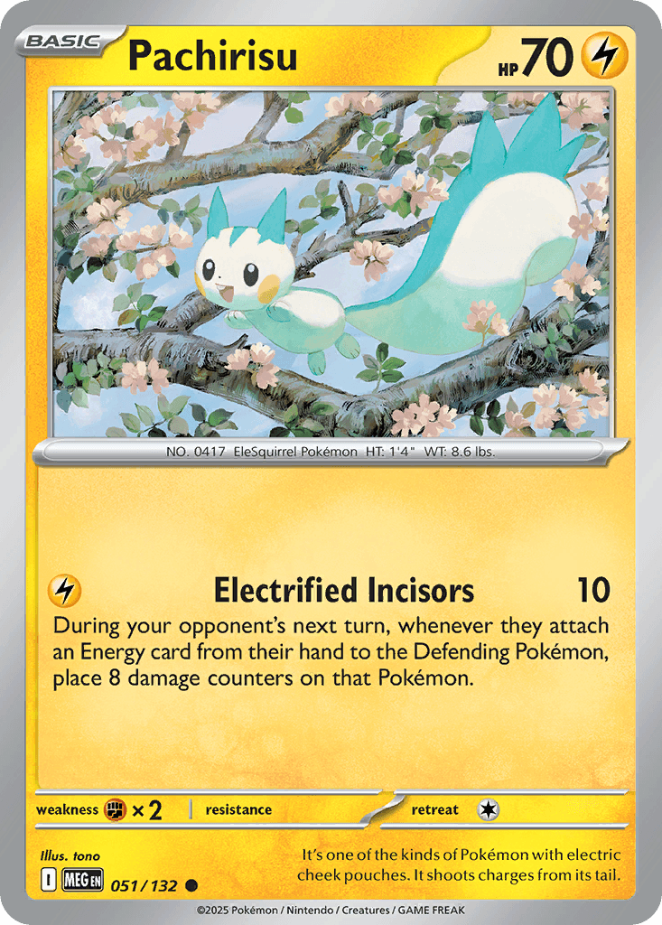 Pachirisu Mega Evolution card
