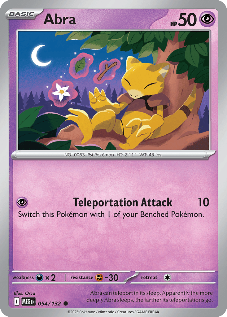 Abra Mega Evolution card