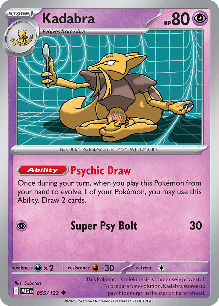 Kadabra 寶可夢 card