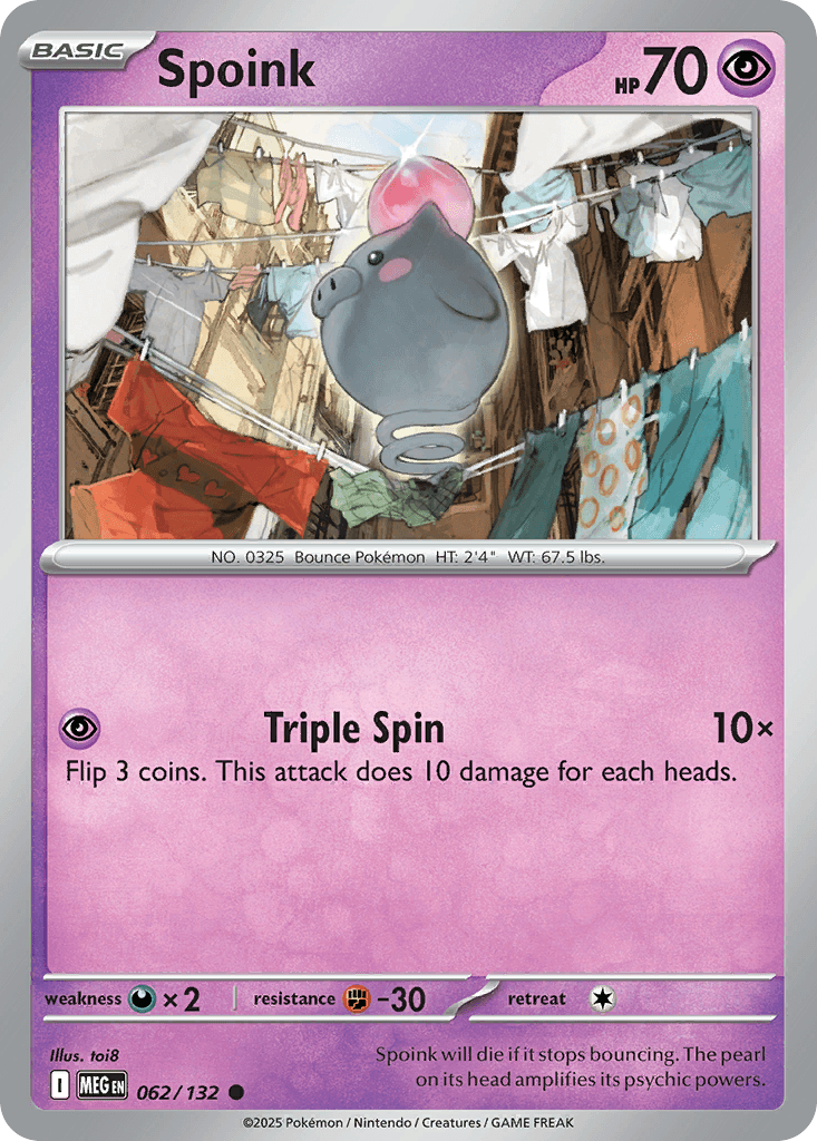 Spoink Mega Evolution card