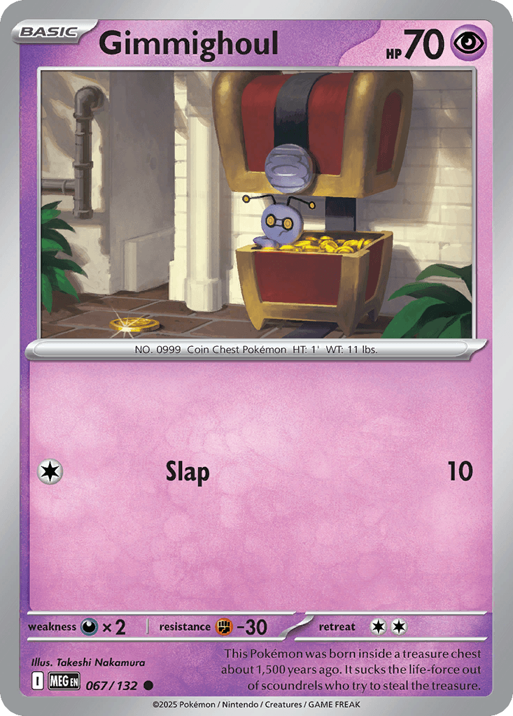 Gimmighoul Mega Evolution card