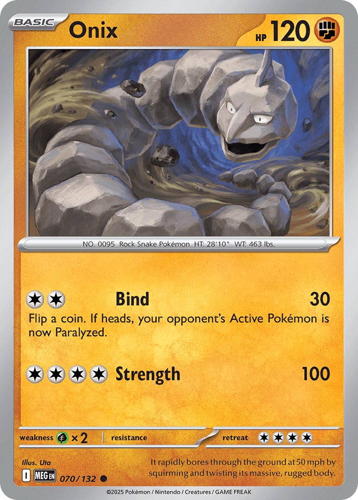 Onix 宝可梦 card