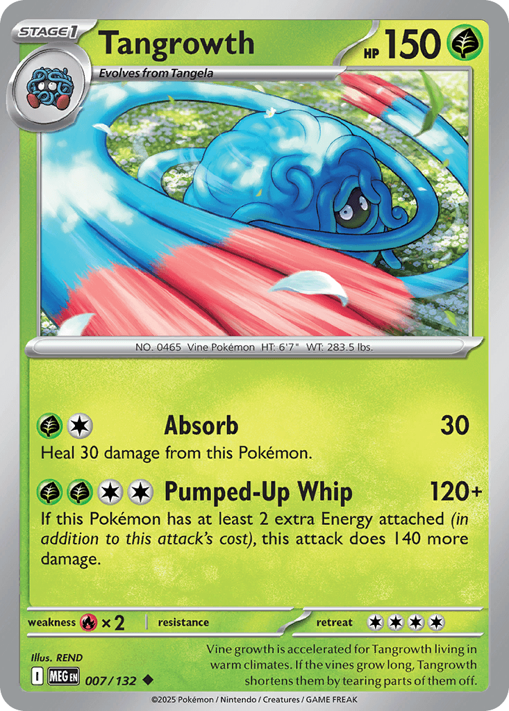 Tangrowth Mega Evolution card