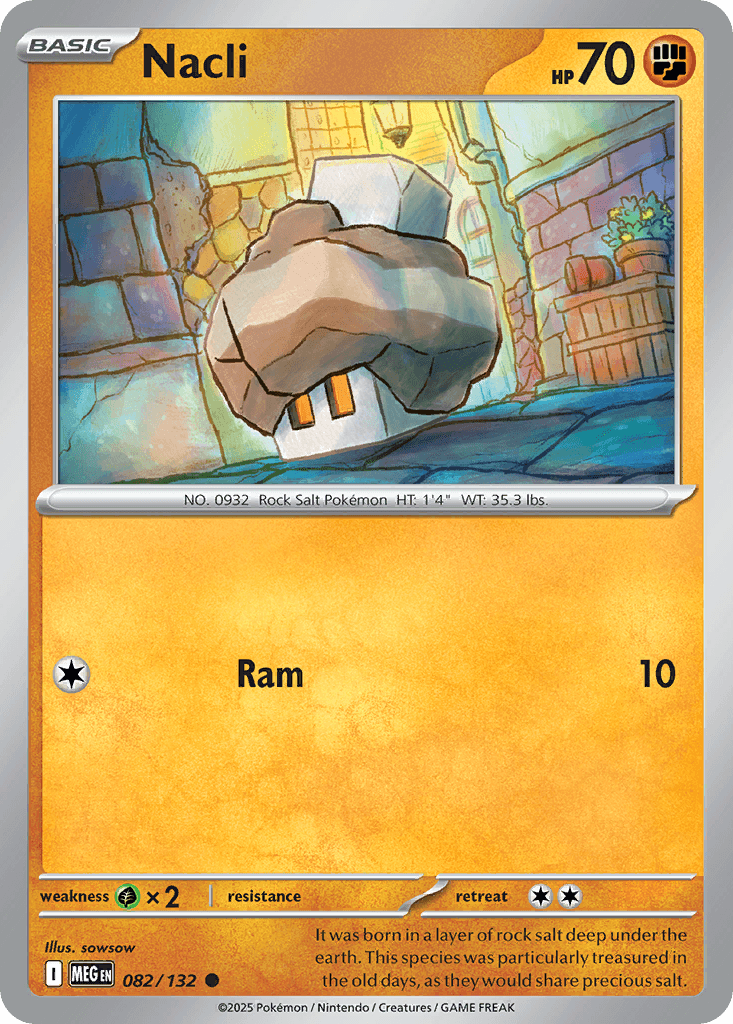 Nacli 寶可夢 card