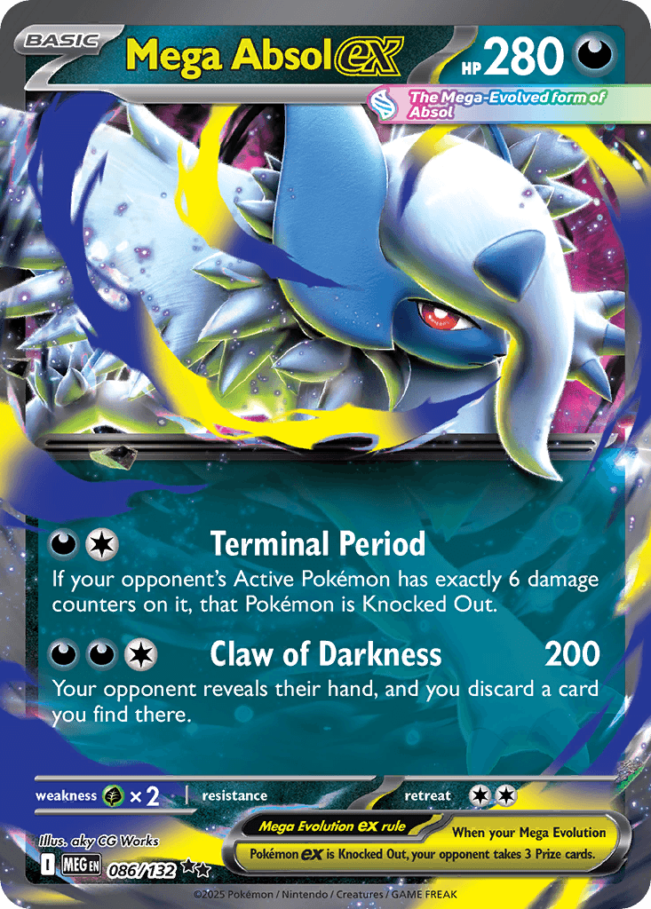 Mega Absol ex Mega Evolution card