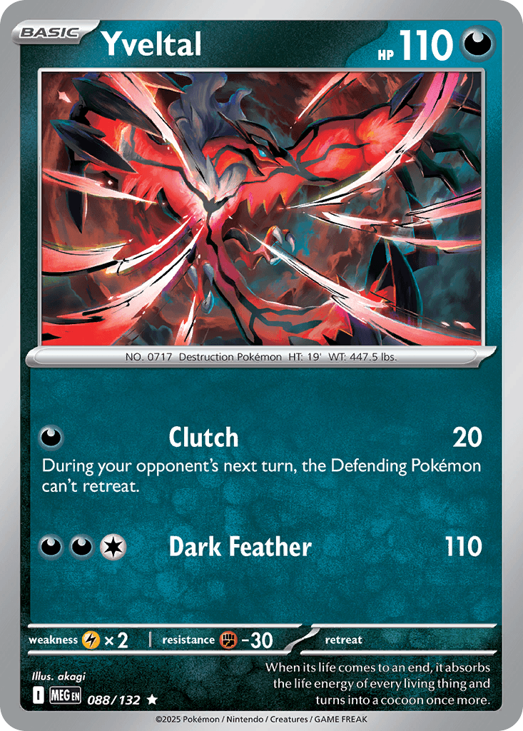 Yveltal Mega Evolution card
