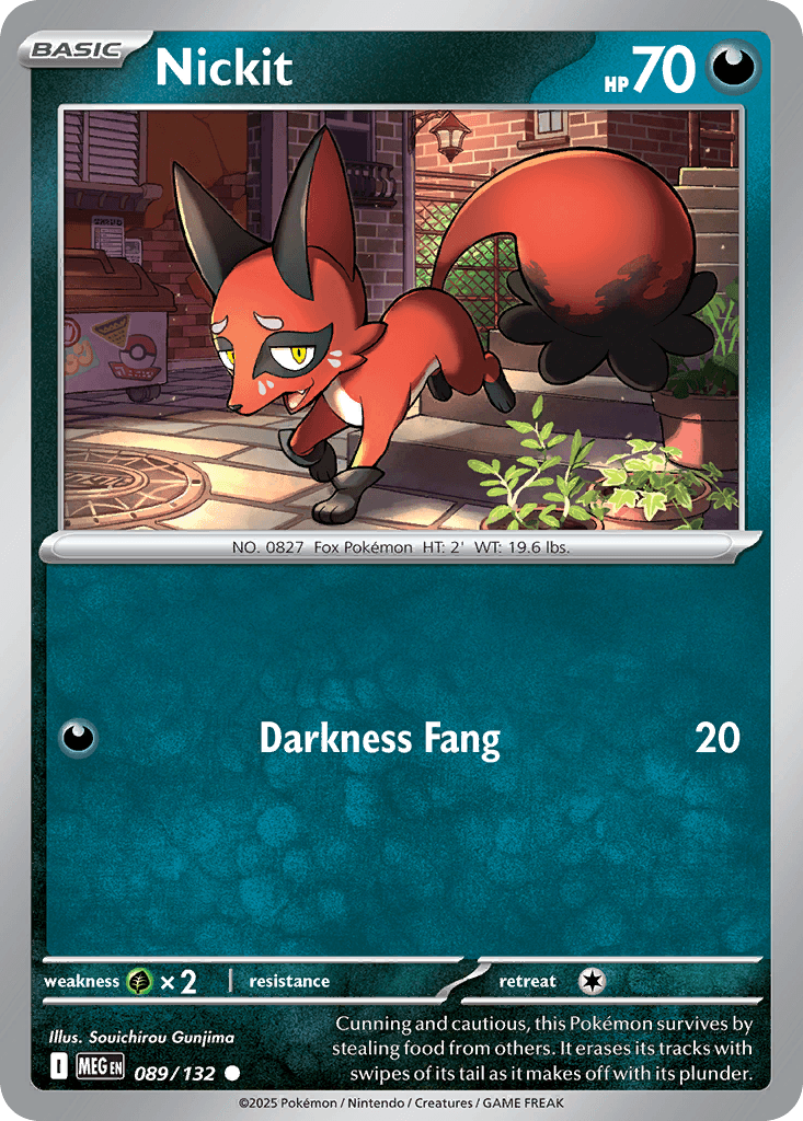 Nickit Mega Evolution card