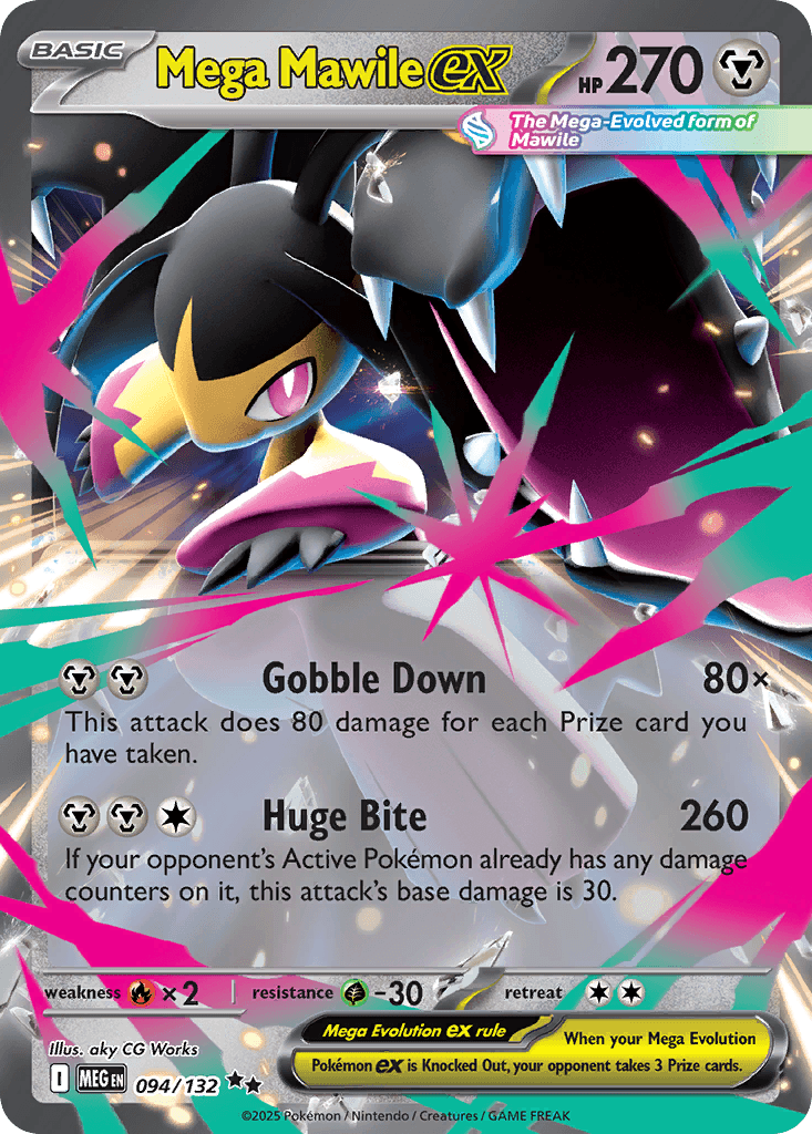 Mega Mawile ex Mega Evolution card