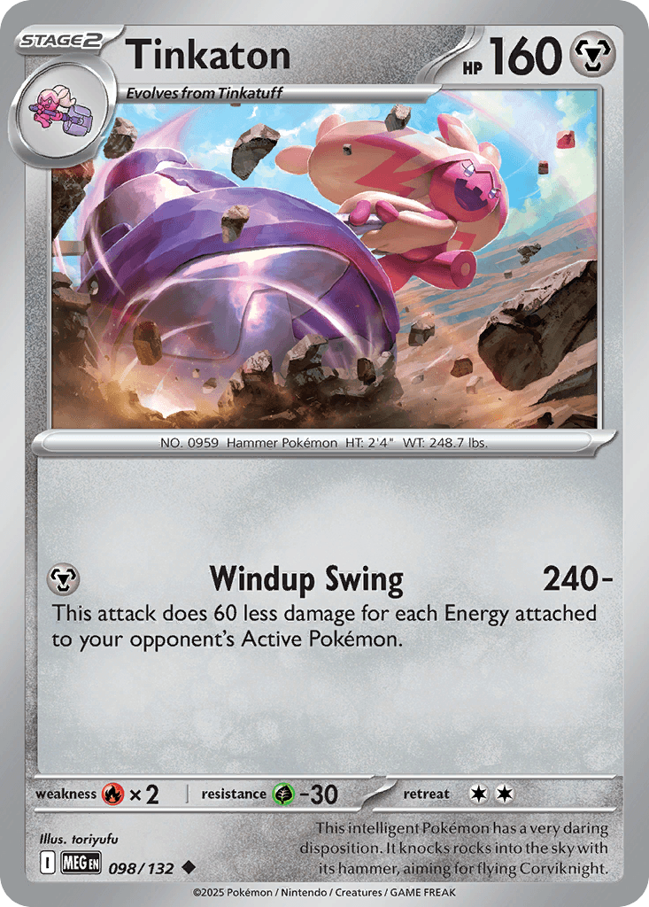 Tinkaton Mega Evolution card
