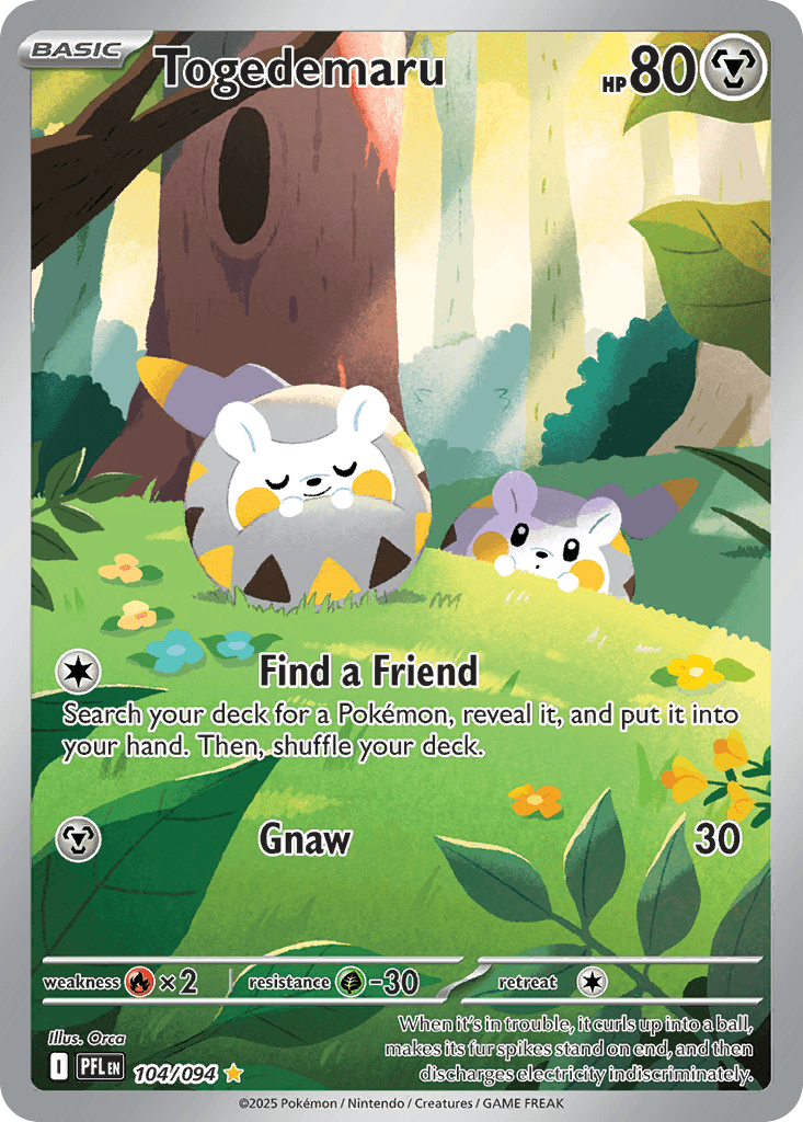 Togedemaru Phantasmal Flames card