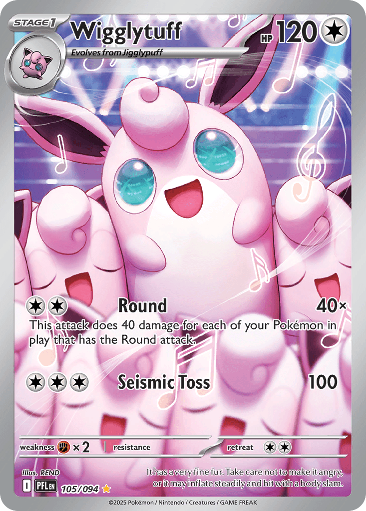 Wigglytuff Phantasmal Flames card