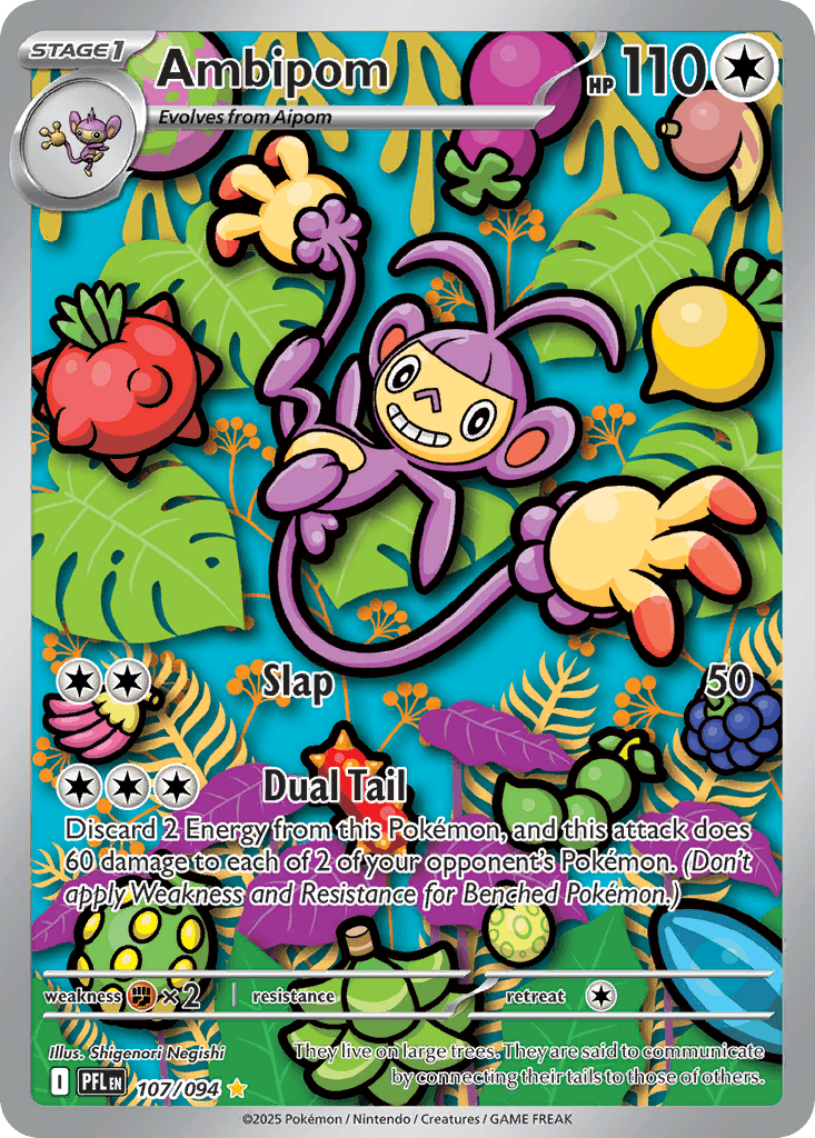Ambipom Phantasmal Flames card