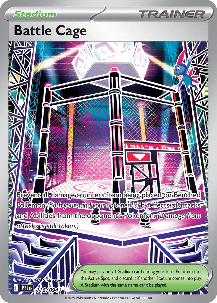 Battle Cage Phantasmal Flames card