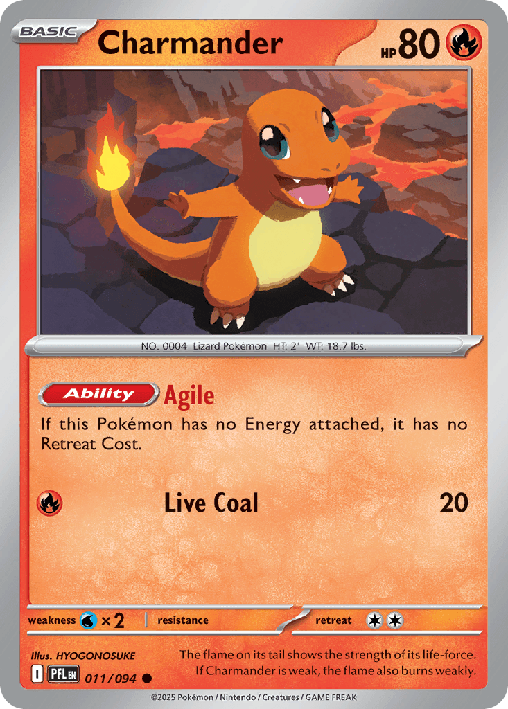 Charmander Phantasmal Flames card