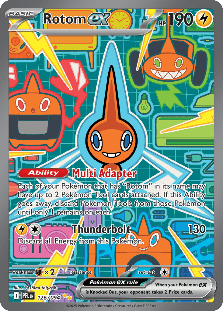 Rotom ex Phantasmal Flames card