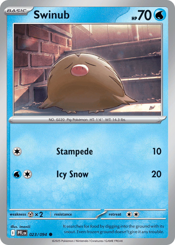 Swinub Phantasmal Flames card
