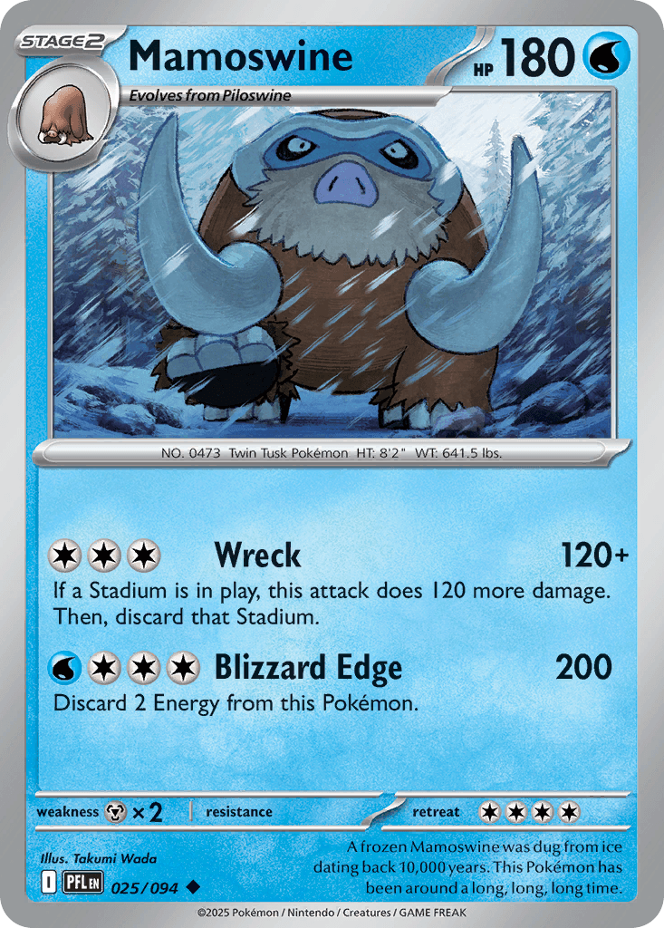 Mamoswine Phantasmal Flames card