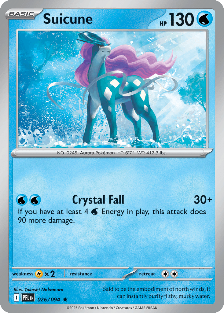 Suicune Phantasmal Flames card