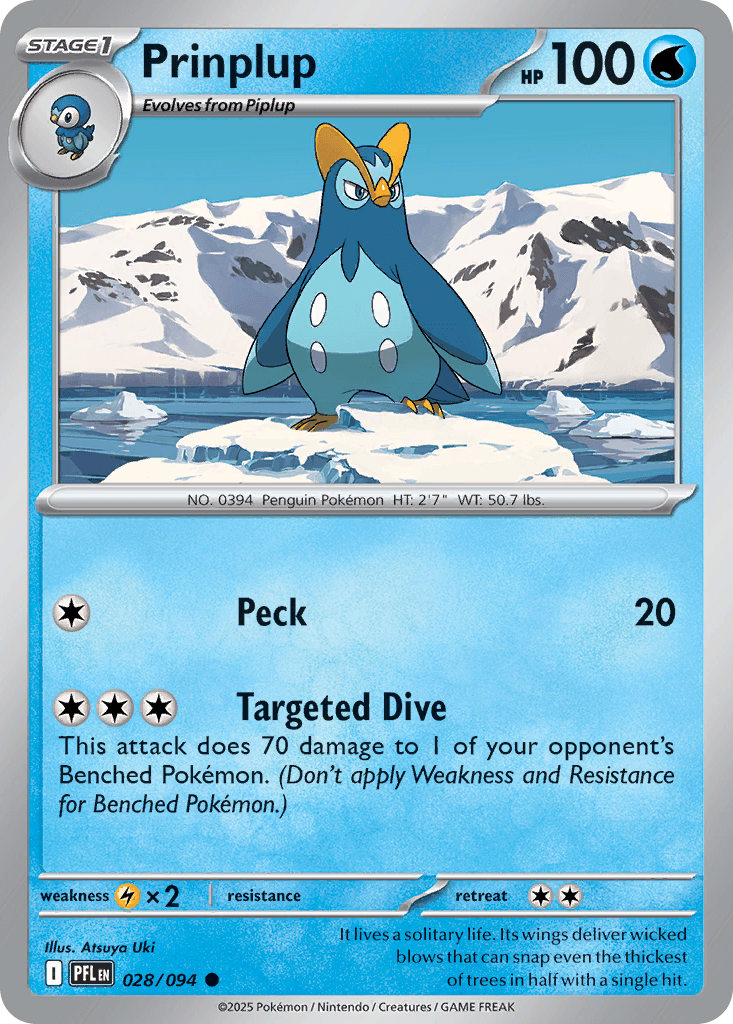 Prinplup Phantasmal Flames card