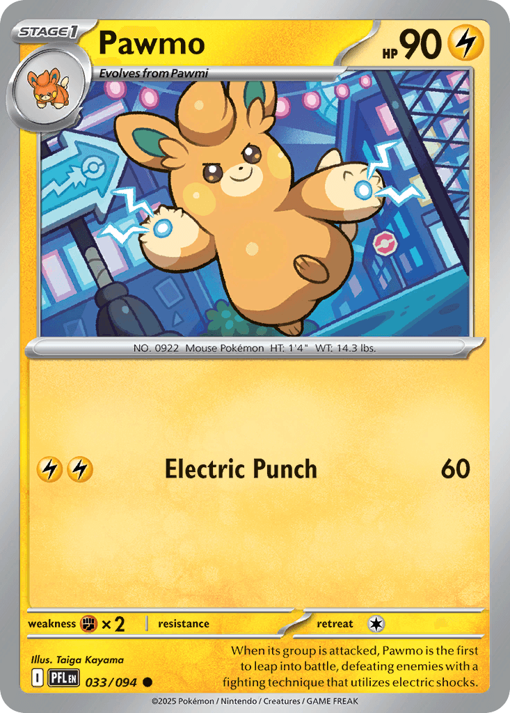Pawmo Phantasmal Flames card