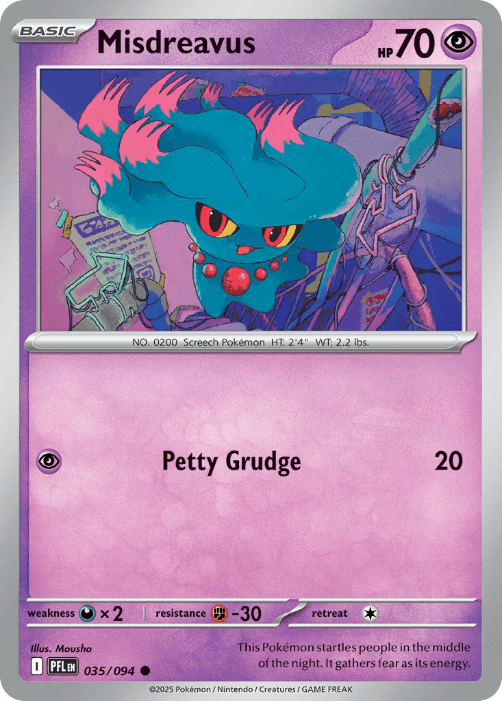 Misdreavus Phantasmal Flames card