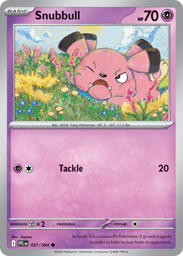Snubbull Phantasmal Flames card