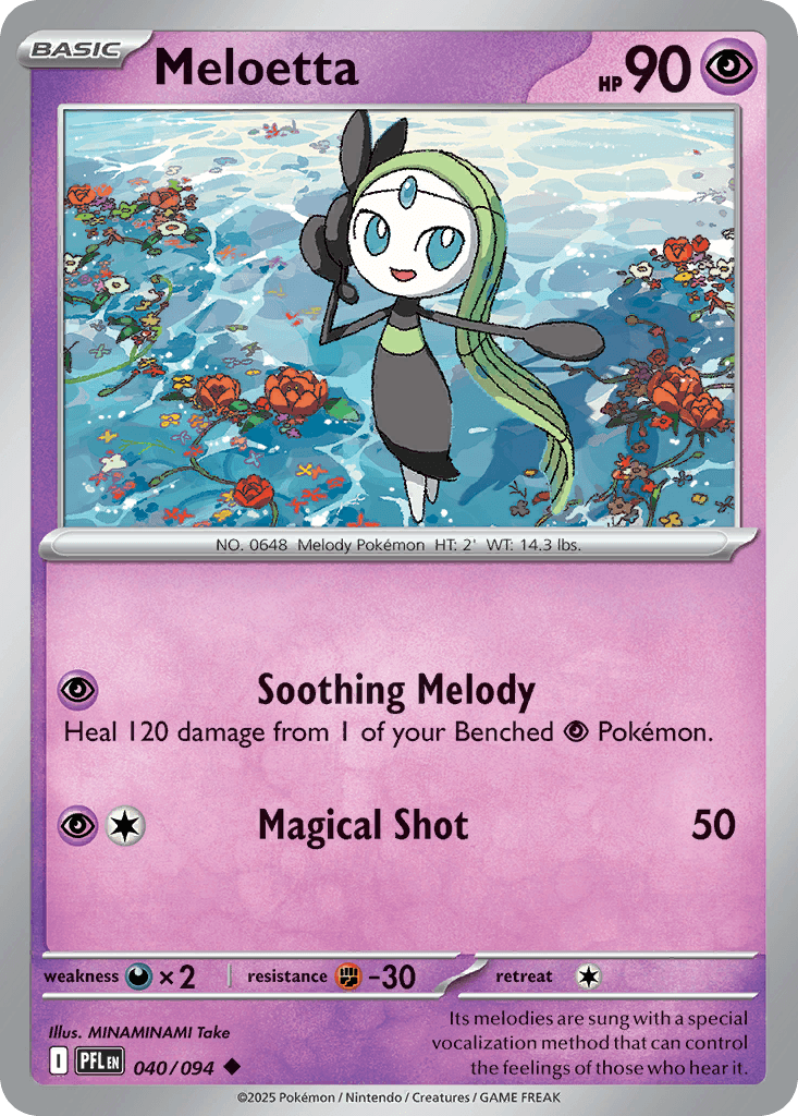 Meloetta Phantasmal Flames card