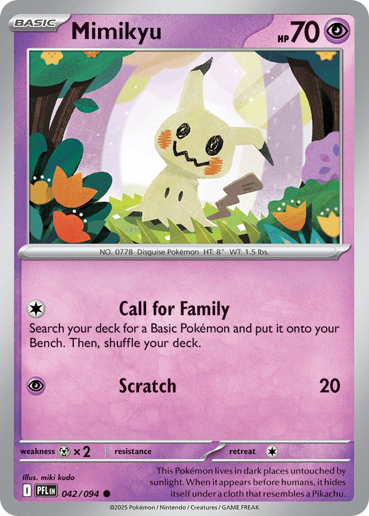 Mimikyu Phantasmal Flames card