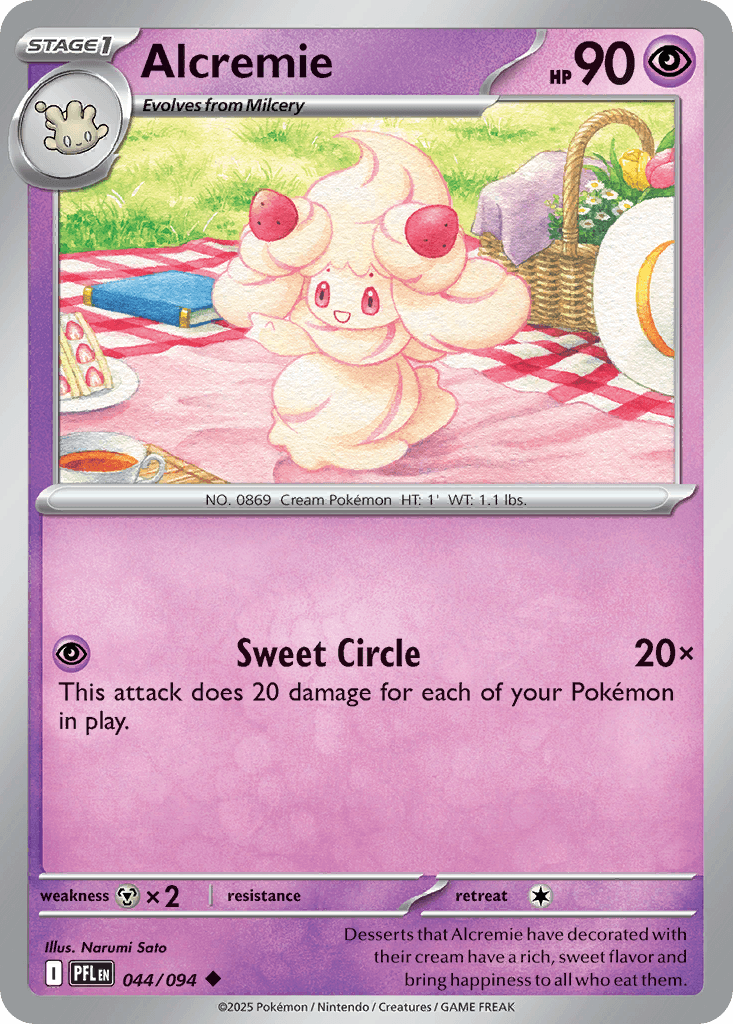 Alcremie Phantasmal Flames card