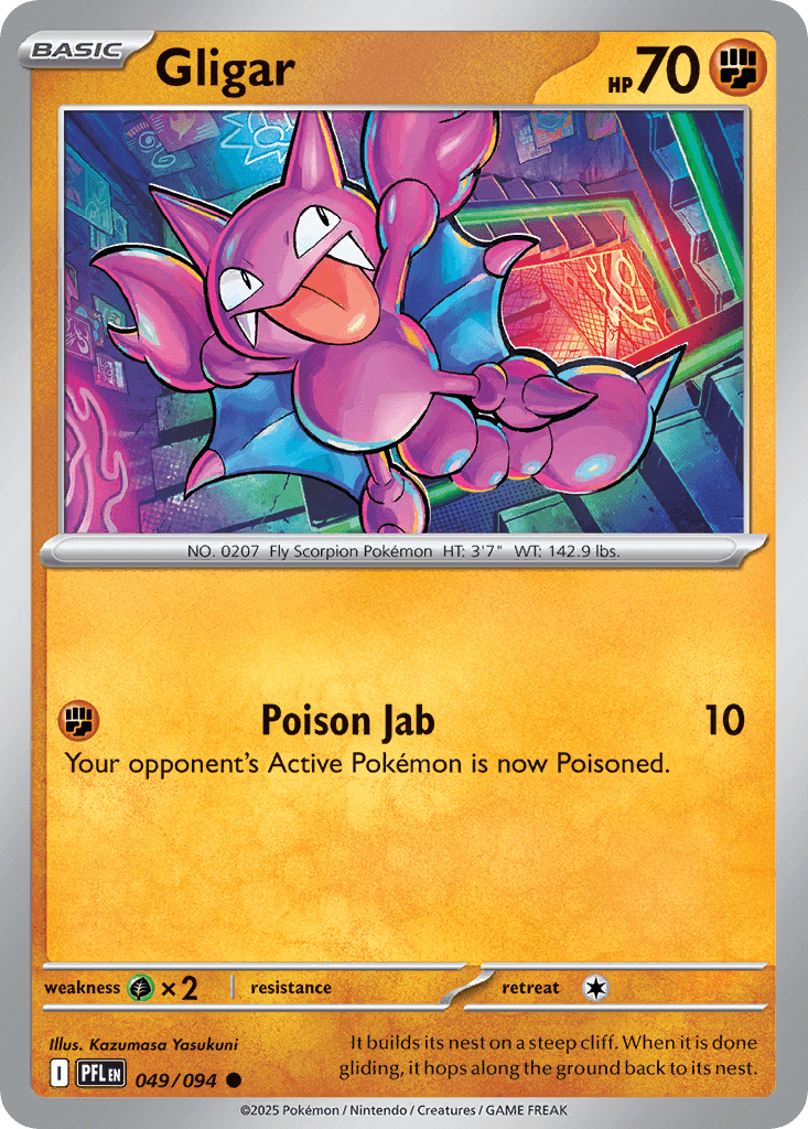 Gligar Phantasmal Flames card