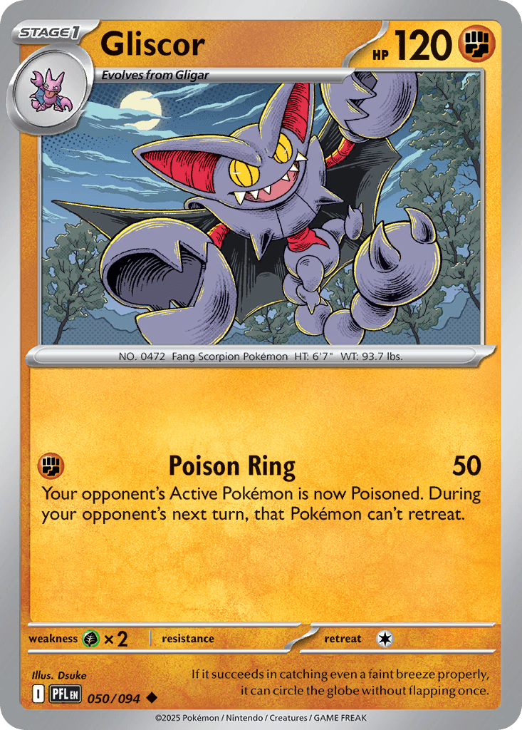 Gliscor Phantasmal Flames card