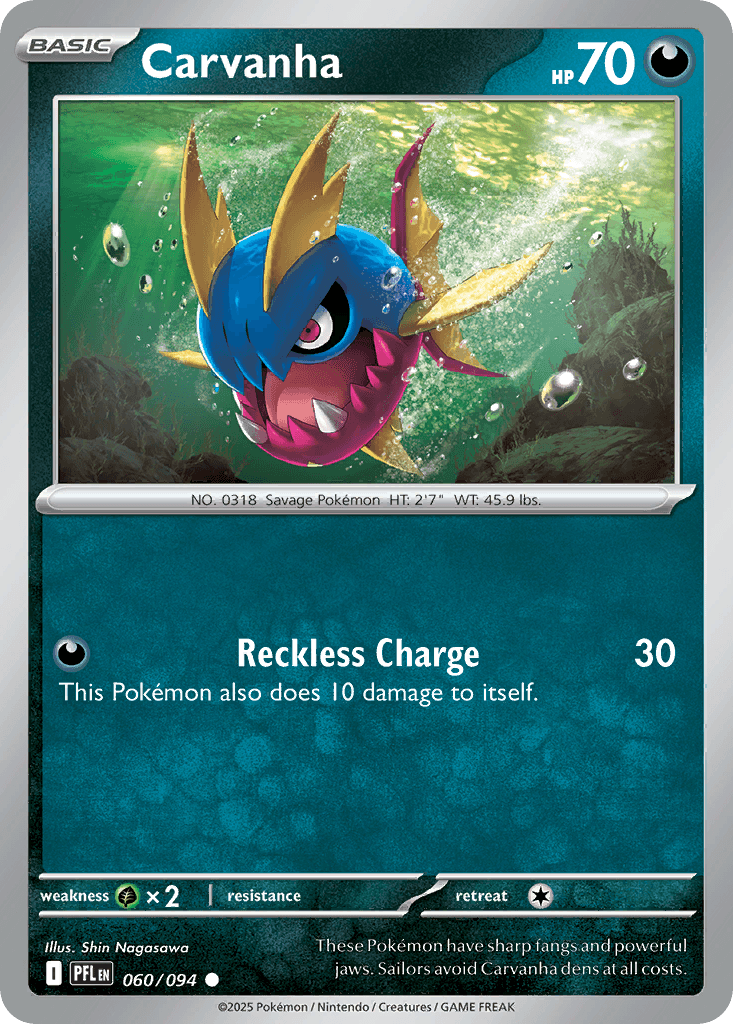 Carvanha Phantasmal Flames card