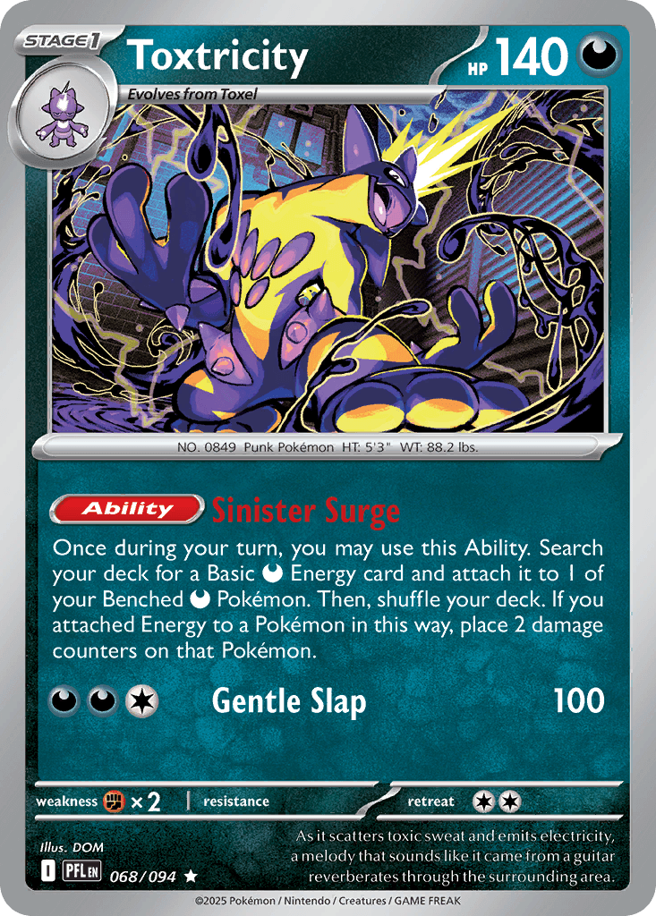 Toxtricity Phantasmal Flames card