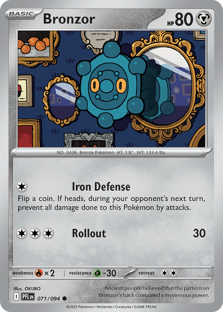 Bronzor Phantasmal Flames card