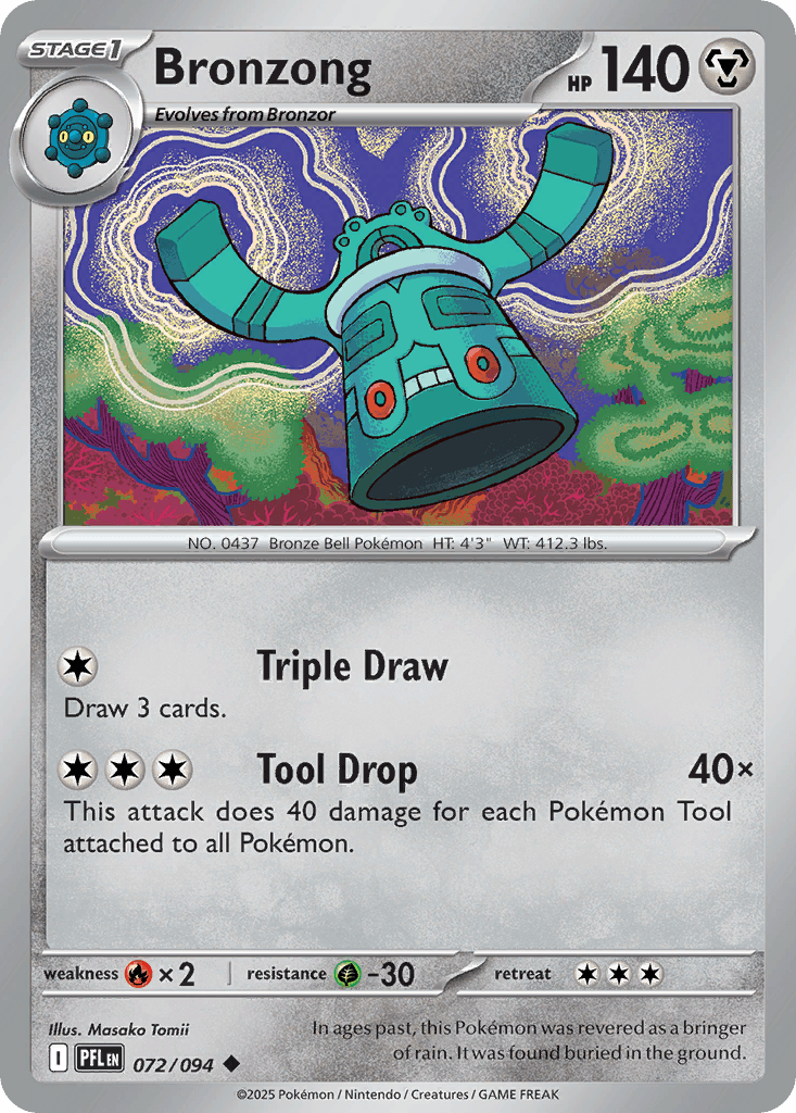 Bronzong Phantasmal Flames card