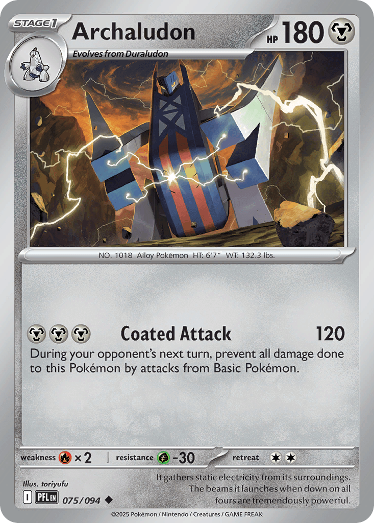 Archaludon Phantasmal Flames card