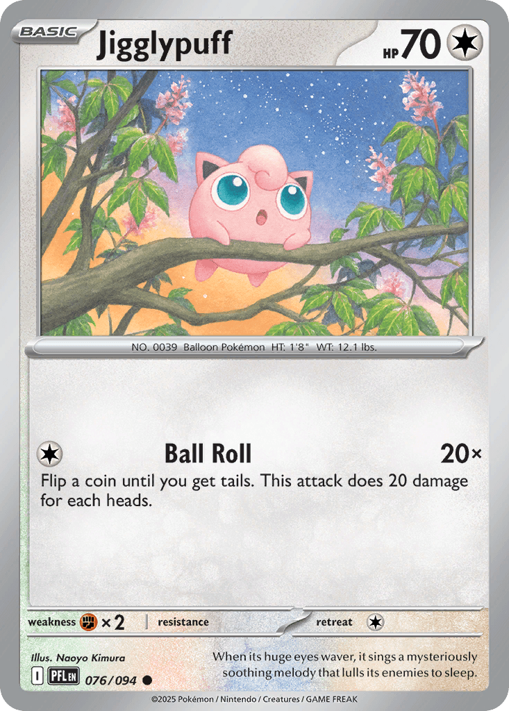 Jigglypuff Phantasmal Flames card